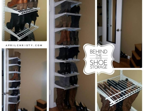 Hidden Shoe Storage Behind Door